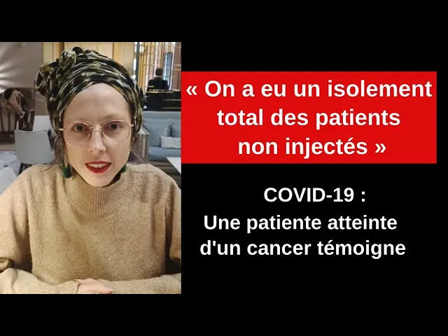Stéphanie, atteinte d’un cancer : « On a eu un isolement total des patients non vaccinés »