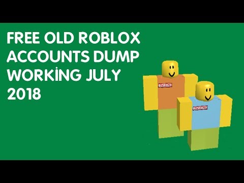 Roblox Account Dump July 2018 Free Roblox Accounts Old 2008 2009 Accounts - roblox account dump free