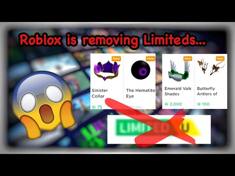 Why Roblox Is Removing Limiteds - roblox sinister valk vídeo roblox