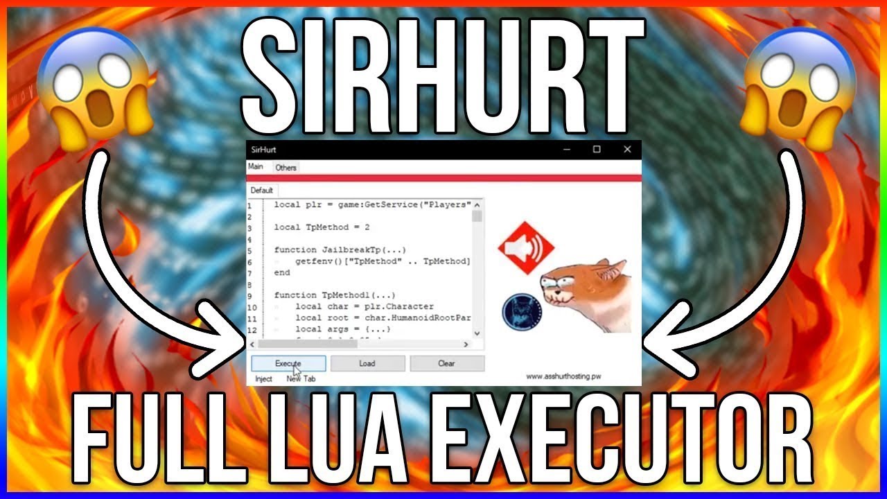 Roblox Sirhurt V2 Full Lua Executor Script Hub More - roblox script executor trial