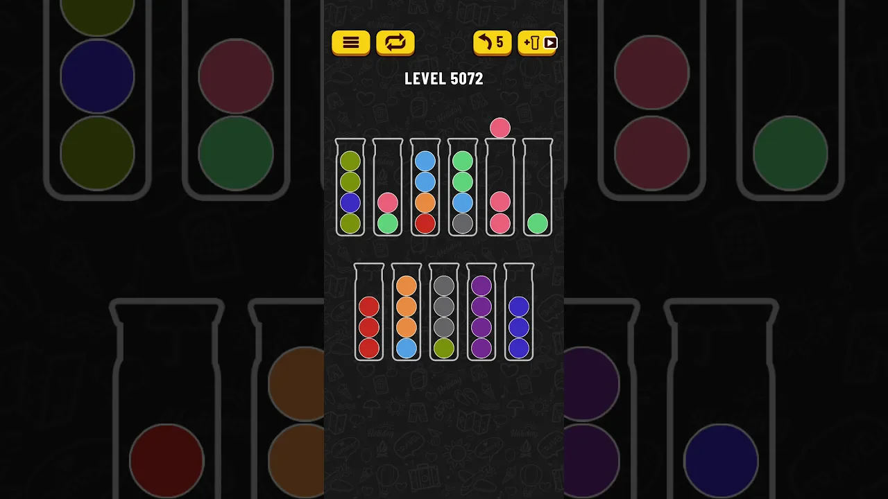 Ball Sort Puzzle Level 5072