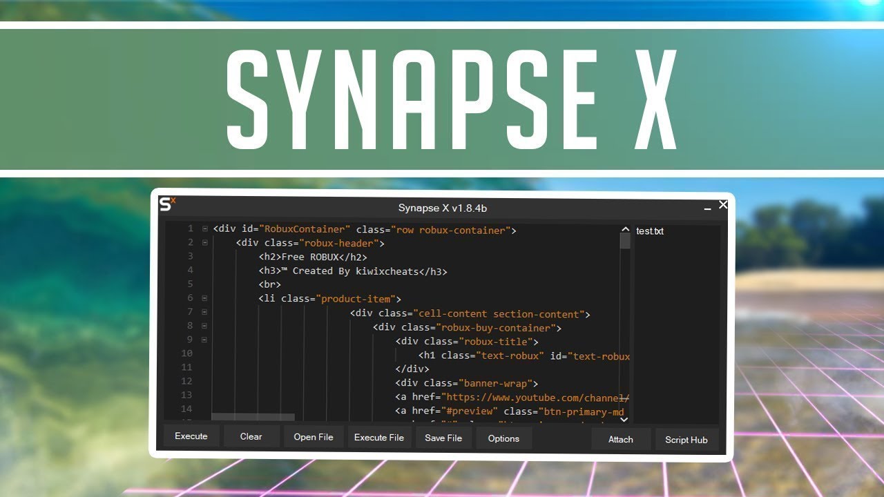Synapse X Cracked Roblox Exploit Injector Lua Level 7 Script Executor Free Synapse - lua files roblox admin script