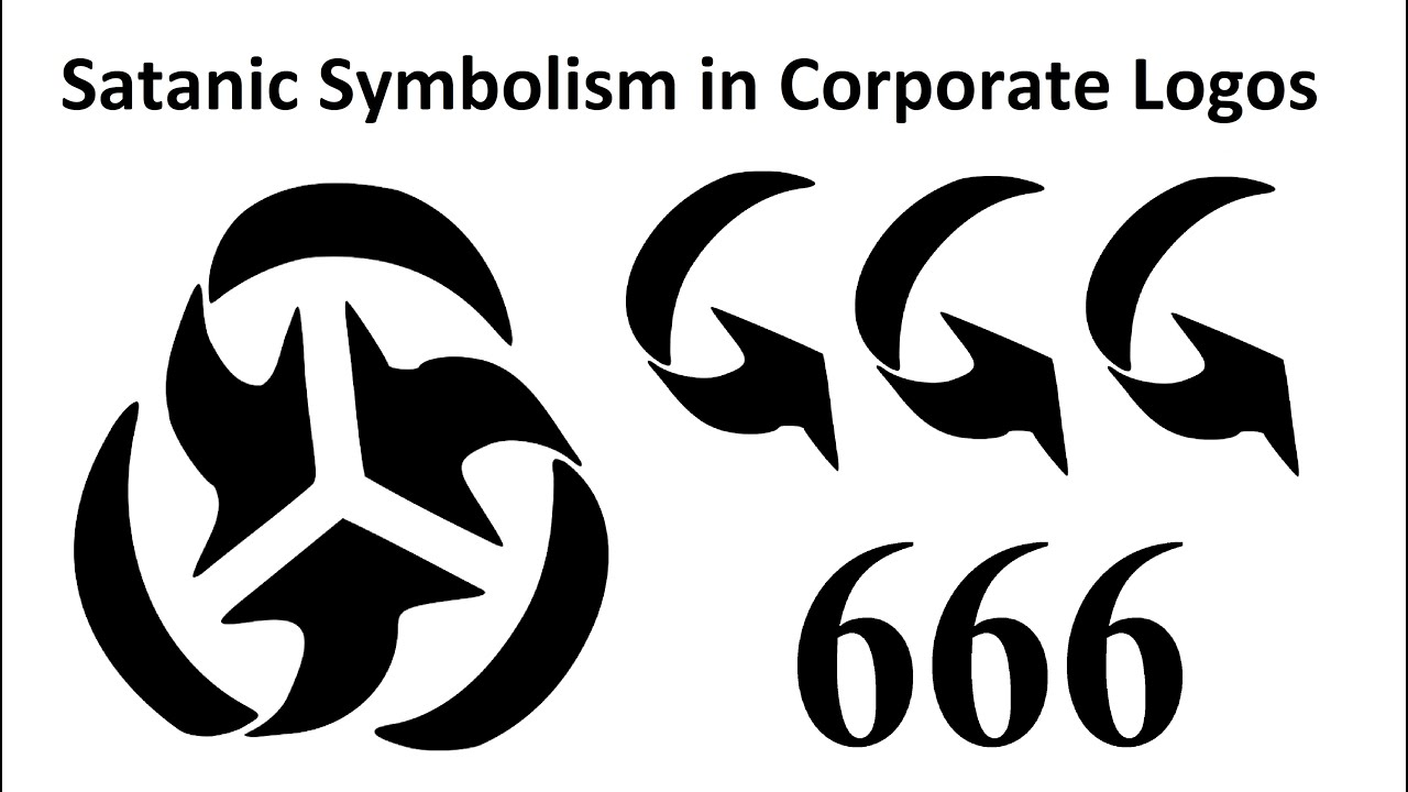 satanic symbols,satanic,666,metaphysics,corporation logos.