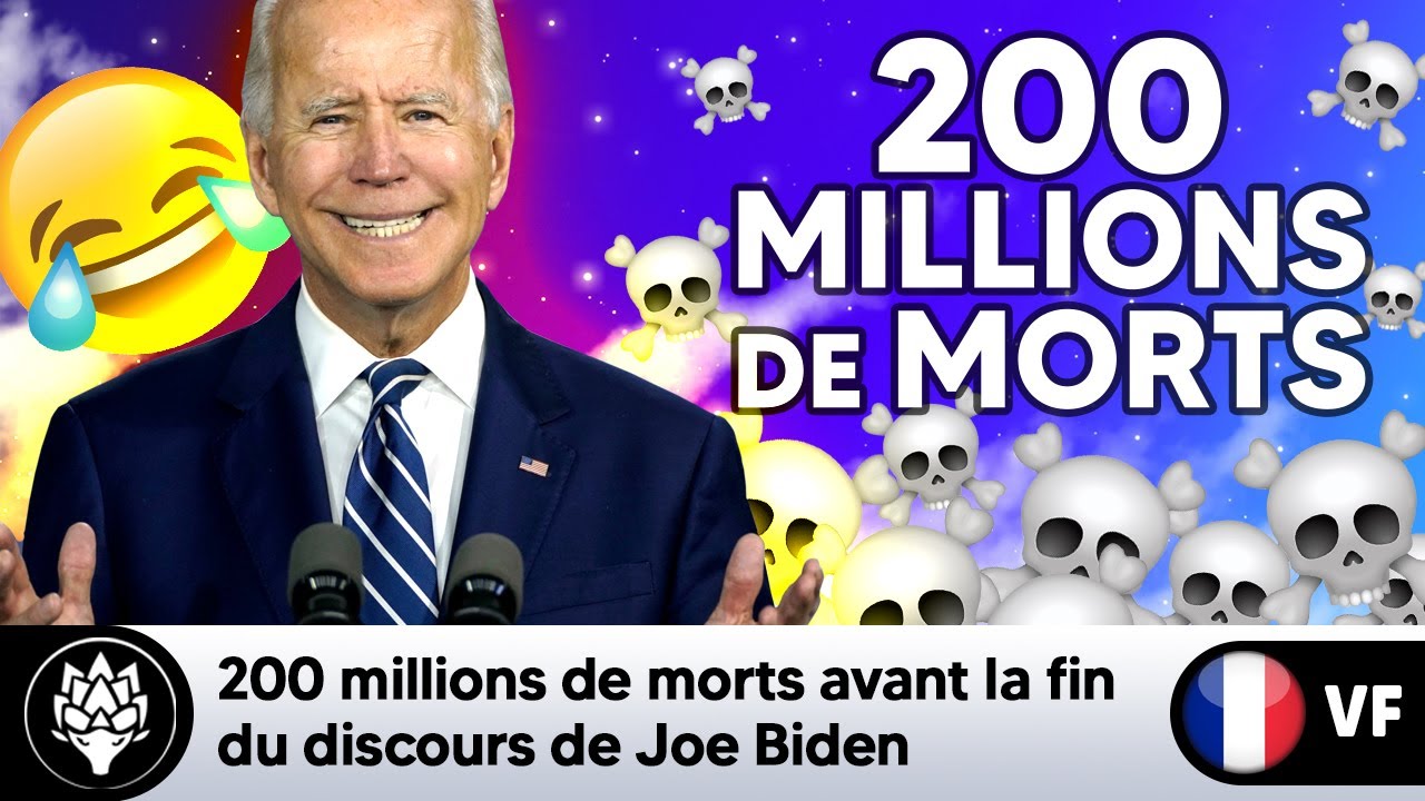 Joe Biden : «200 millions de pers. seront mortes probablement avant que je ne termine ce discours»