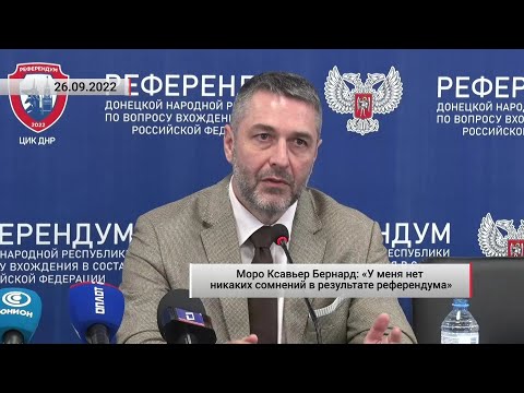 Mission observation : referendum en République populaire de Donetsk. 26.09.2022.