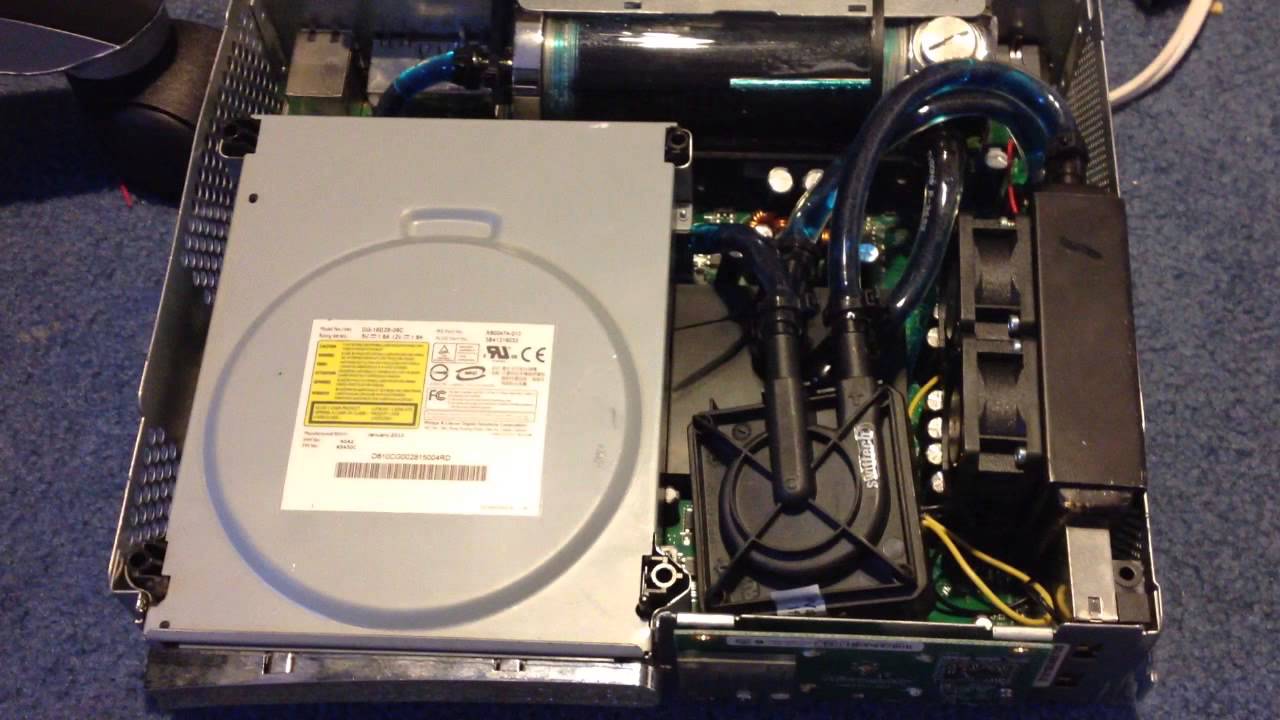 Water Cooled Xbox 360 Update: Loop Is Hooked Up And Running.