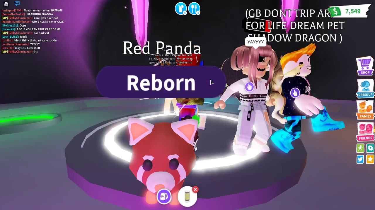 Making A Neon Red Panda Adopt Me - pig roblox adopt me