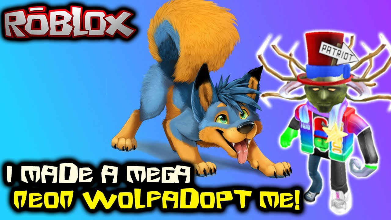 I Made A Mega Neon Wolf Adopt Me - do not make a pet neon at 3 am roblox youtube neon