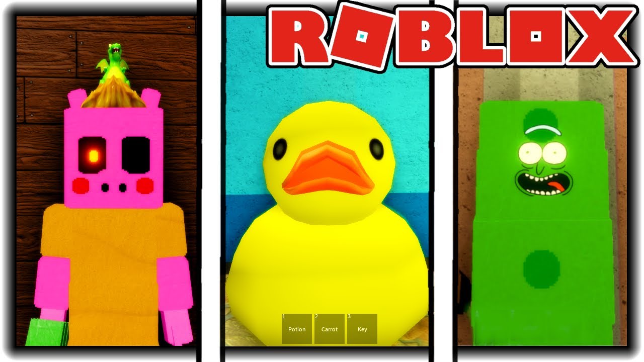 How To Get Fake Pickle And Duck Badge In Roblox Piggy Rp W I P - roblox pickle rick id