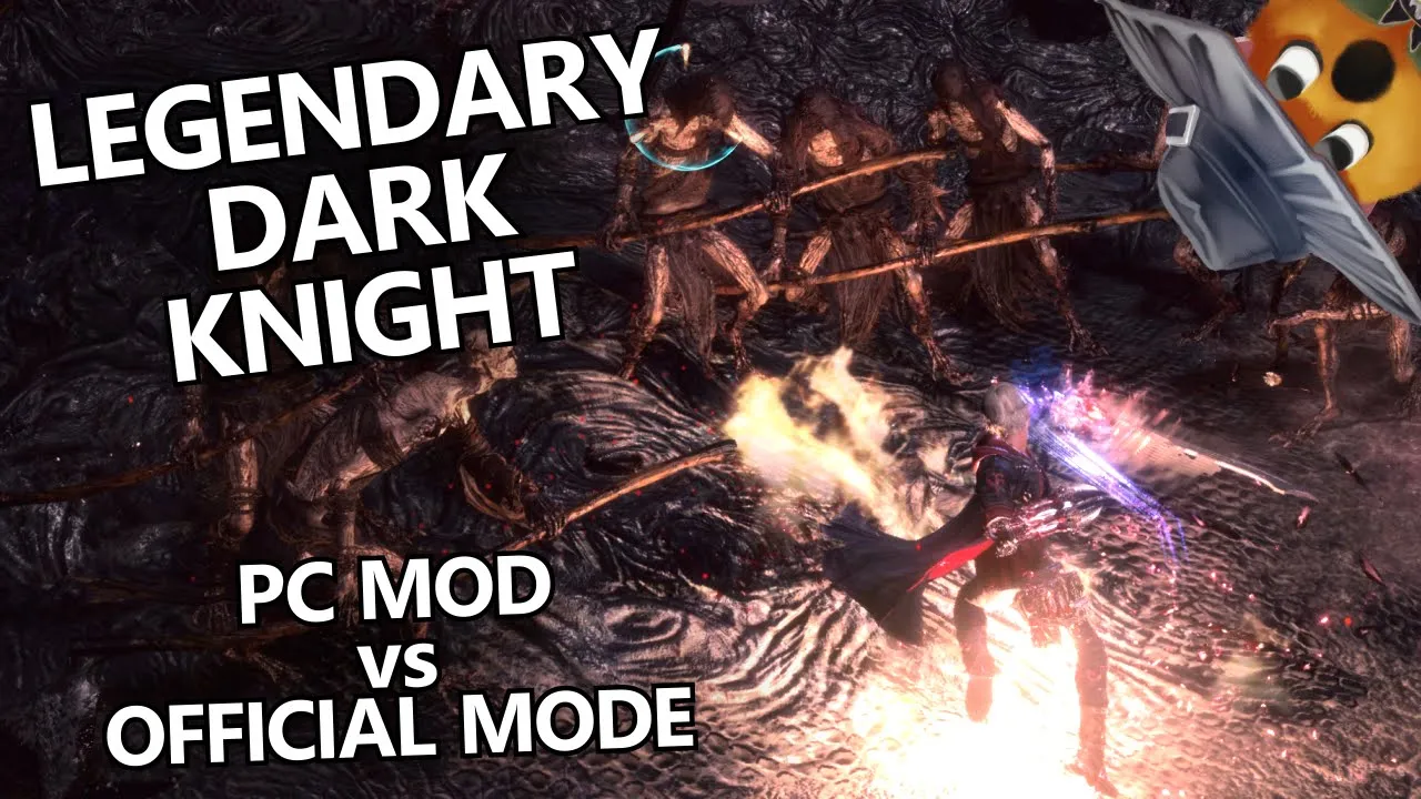 Legendary Dark Knight Pc Mod Vs Official Mode In Devil May Cry 5 Special Edition