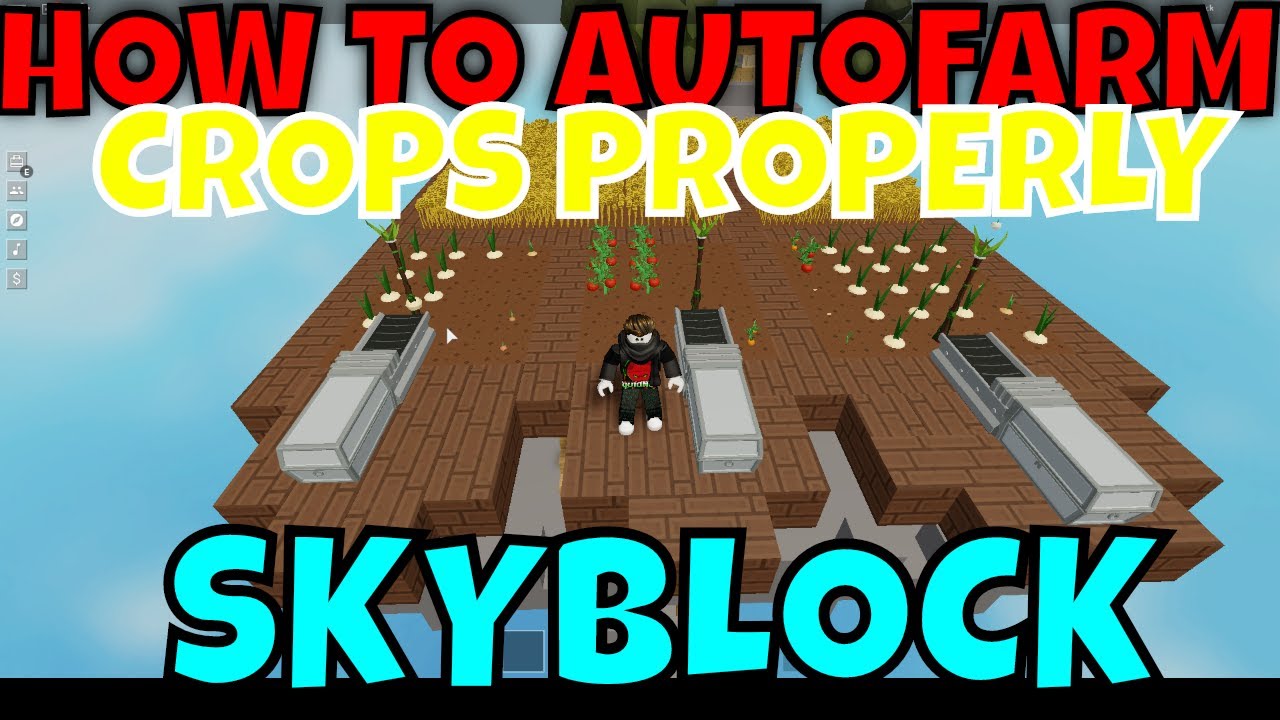 How To Properly Get Crops To Autofarm Roblox Skyblock - create your own paper morph roblox