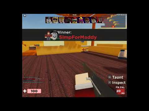 Dealing With A Hacker In Roblox Arsenal Roblox Arsenal Gameplay - cuchillos de arsenal roblox