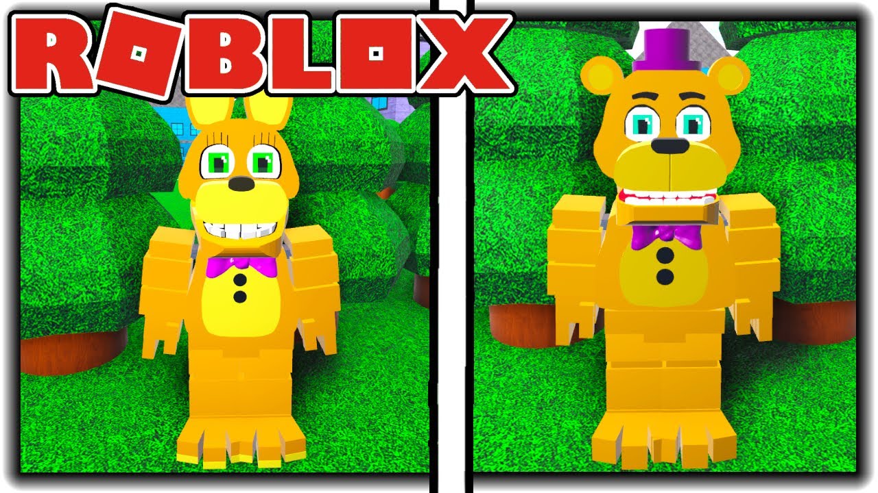 How To Get Fred Bear And Spring Bonnie Badge Morphs In Fnaf World Multiplayer Roblox - fnaf roblox rp how to get golden foxy