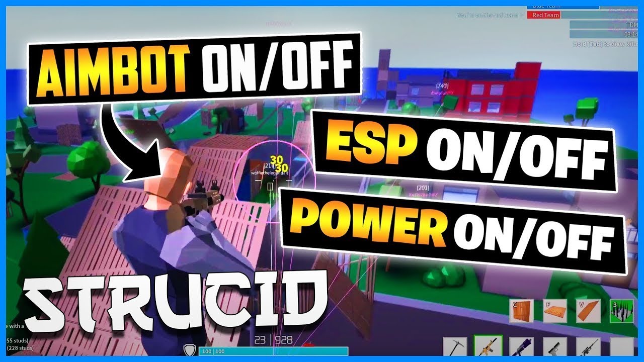 Aimbot Esp Roblox Strucid Unlimited Ammo Power Hack Health And More