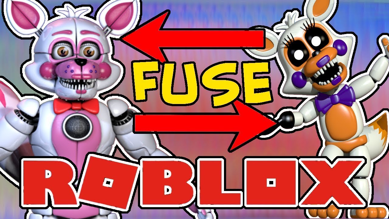 Funtime Foxy And Lolbit Fuse Roblox Animatronic World - weirdest animatronic ever roblox animatronic world