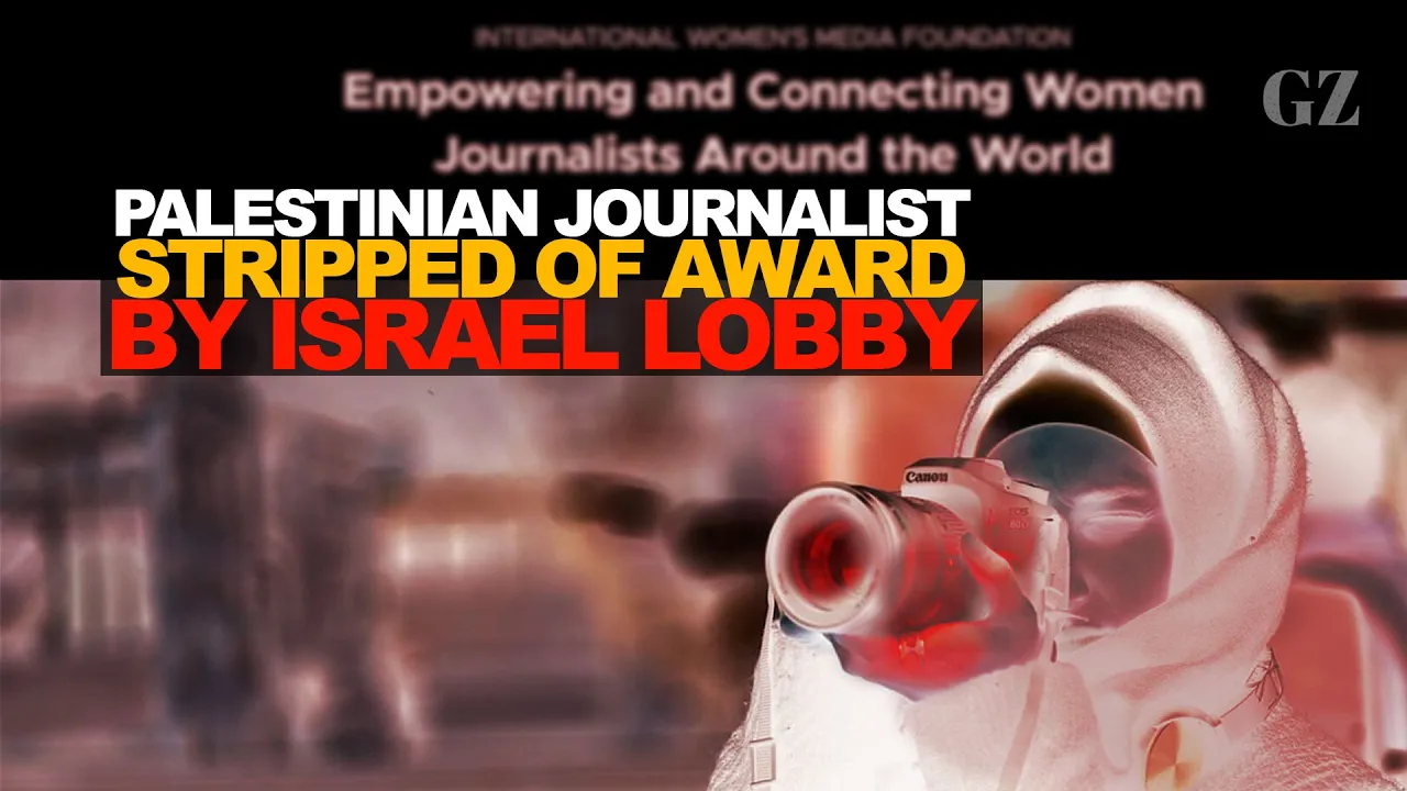 Israel lobby denies Gaza journalist elite award