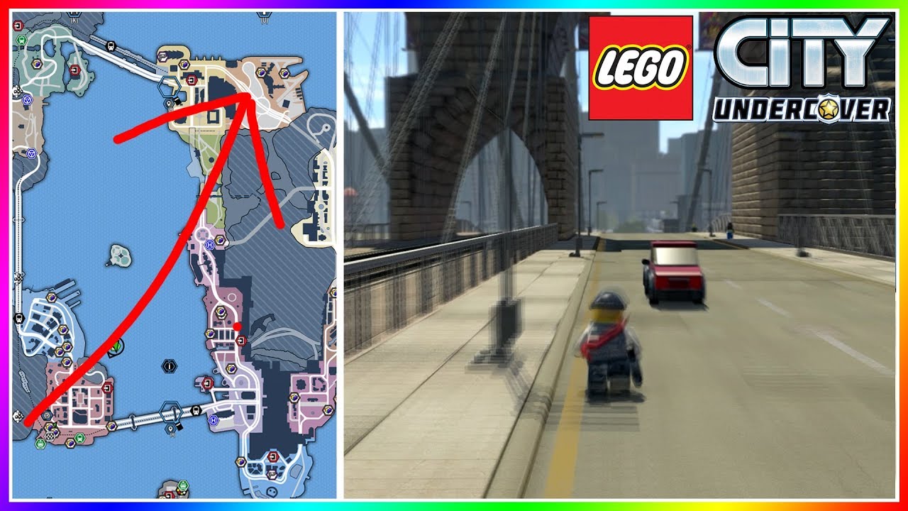 Интерактивная карта lego city undercover