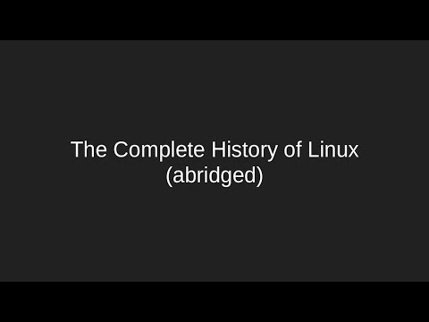The Complete History of Linux (Abridged) - Live at Linux Fest NW 2018