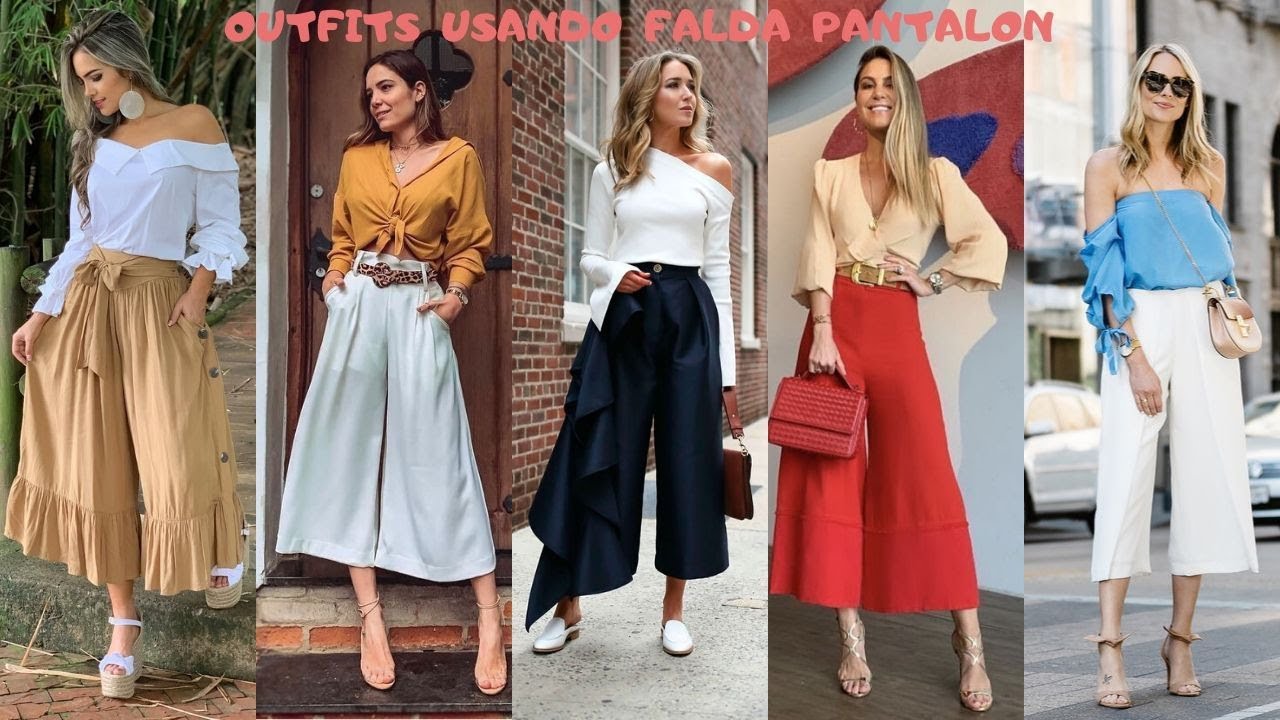 Cómo Combinar La Falda Pantalón: Los Mejores Looks 