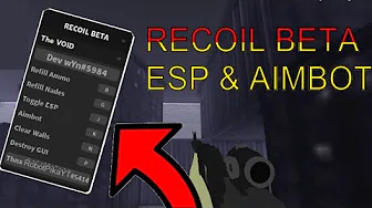 New Roblox Recoil Beta Esp And Aimbot Script Hack - aimbot and esp roblox