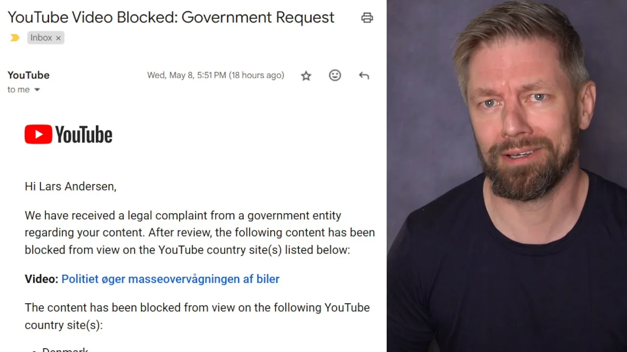 Staten blokerer min video om masseovervågning