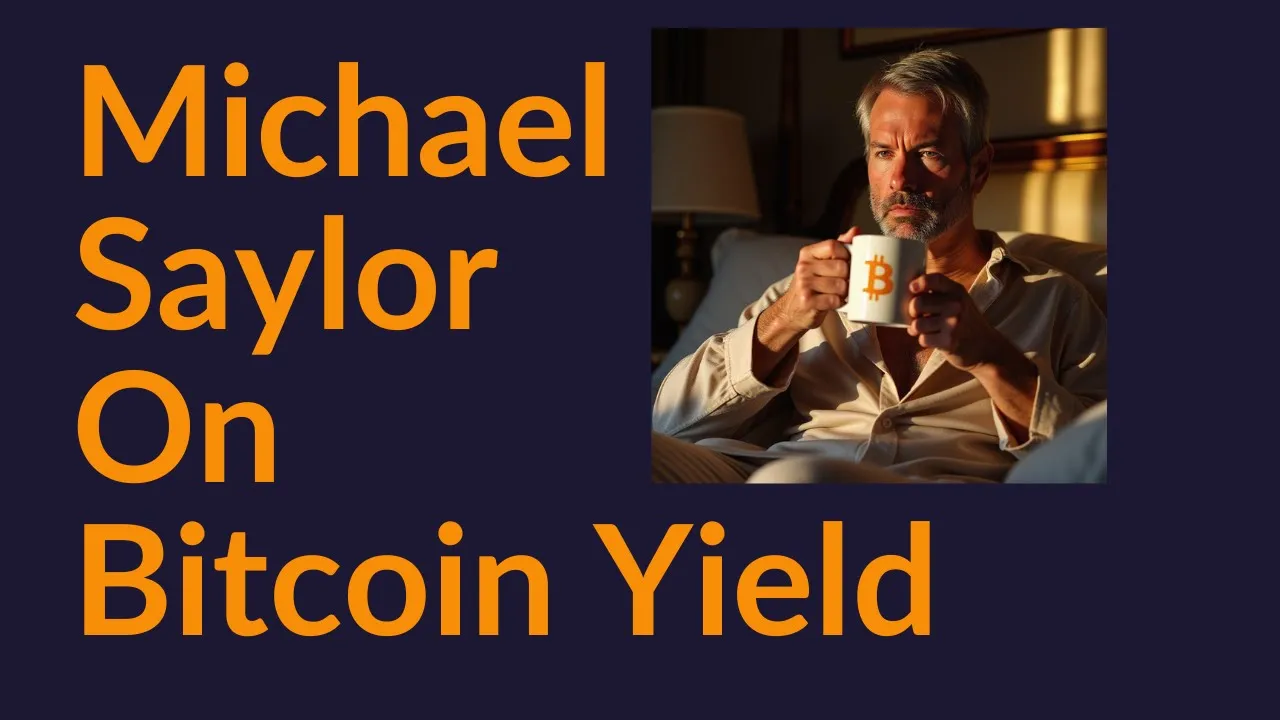 Michael Saylor On Bitcoin Yield