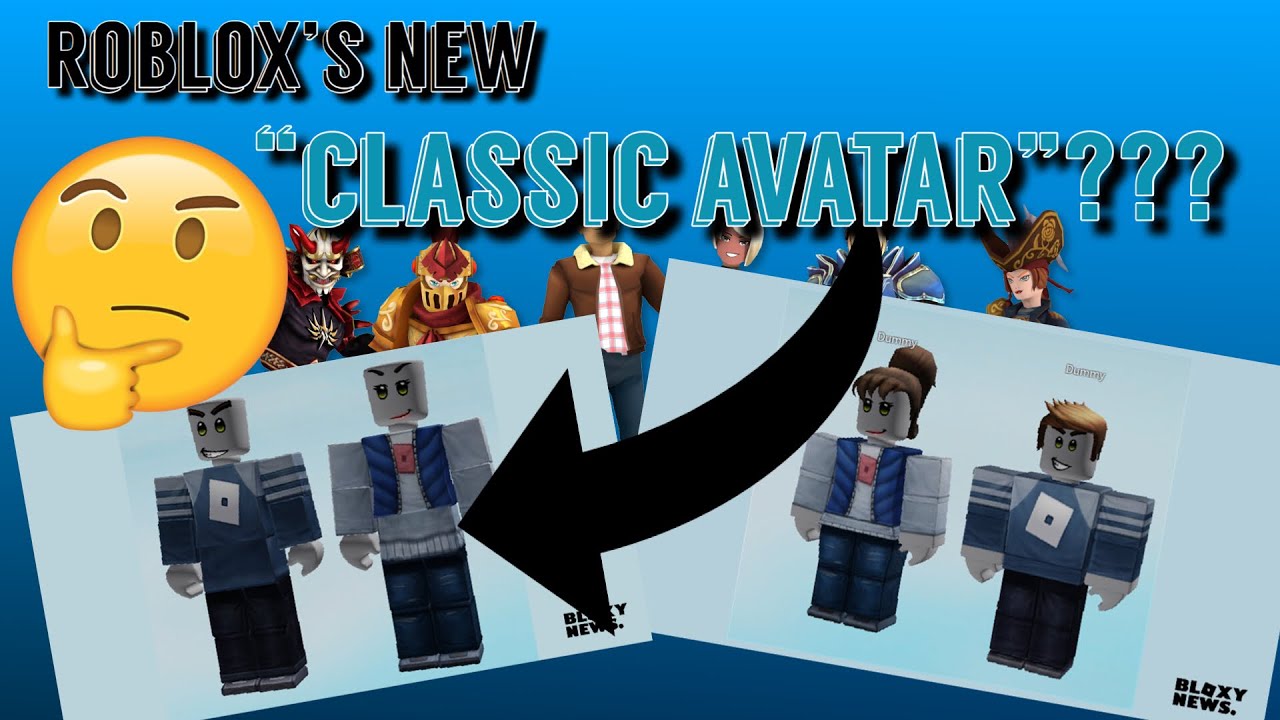 New Roblox Avatars Leaked - roblox new classic avatar