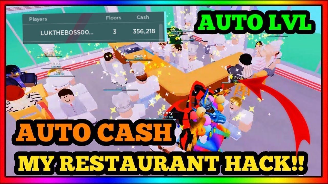 Roblox My Restaurant Hack Script Unlimited Money Unlimited Xp Free Items - animation exploit roblox