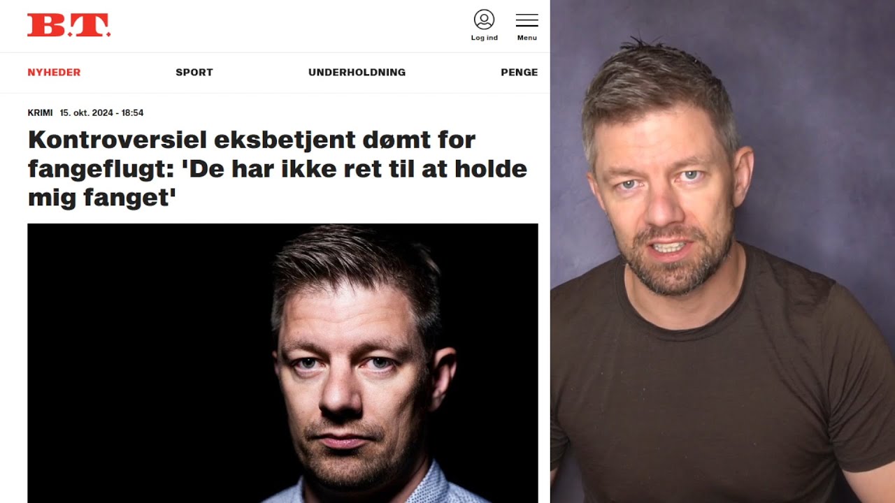 Jeg reagerer på artikel om mig i BT! Var det ok at flygte fra fængslet?