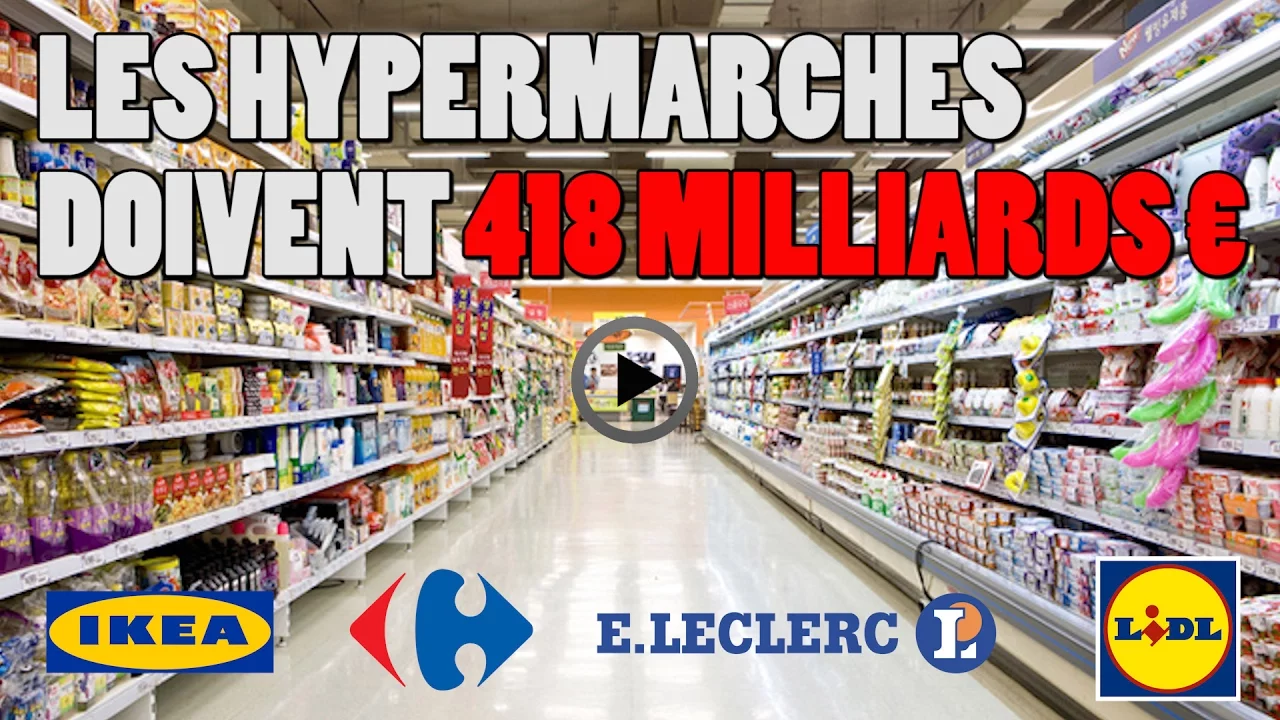 Hypermarchés : ils doivent 418 milliards d’euros à l’État !