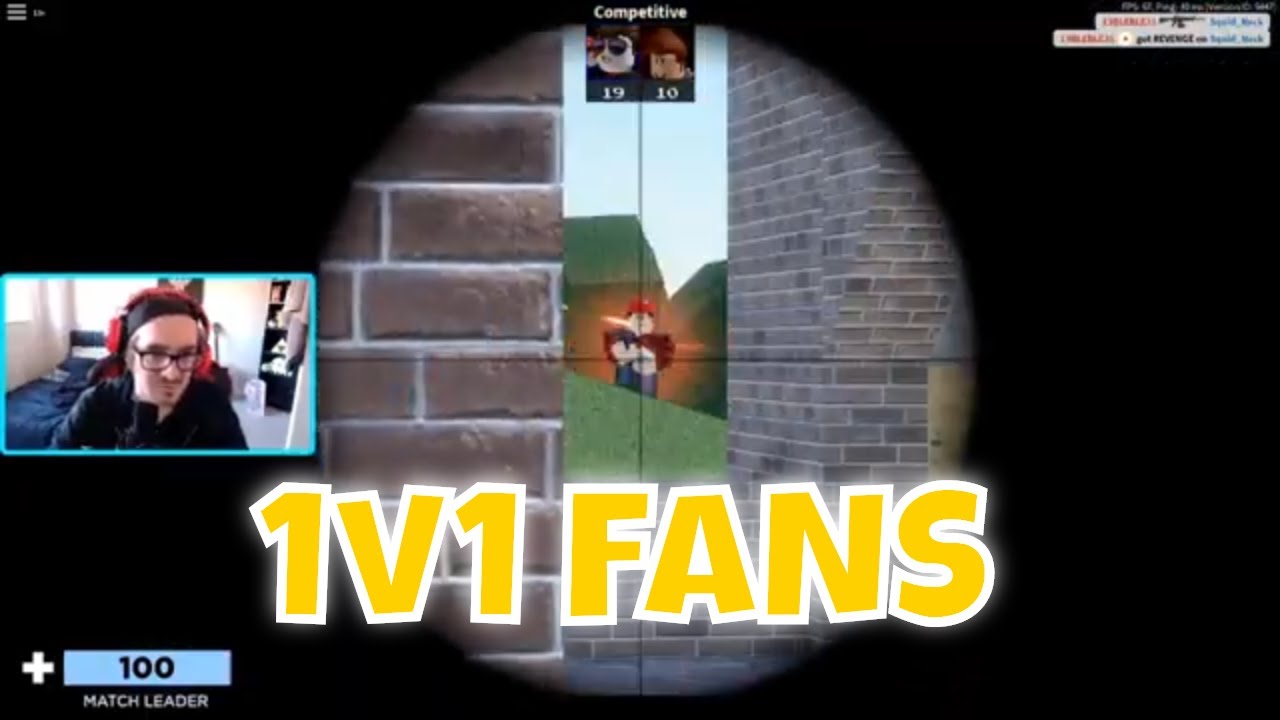 1v1 With Fans On Roblox Arsenal Arsenal 1v1 - roblox gameplay arsenal codes in description fun game