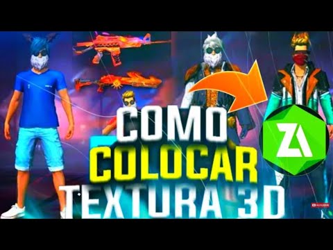 COMO INSTALAR TEXTURA 3D NO FREE FIRE CORRETAMENTE