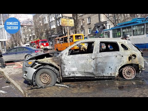 Un Tochka U de l’armée ukrainienne tue une vingtaine de civils à Donetsk – 14 mars 2022