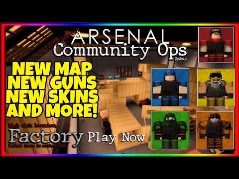 New Map Guns Skins And More Arsenal Community Ops Update Roblox Arsenal - roblox arsenal 5 sandtown youtube
