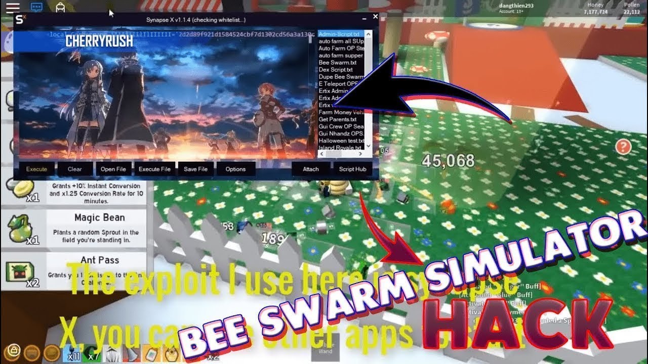 Bee Swarm Simulator Script Auto Farm - hacking script in roblox bee swarm simulator