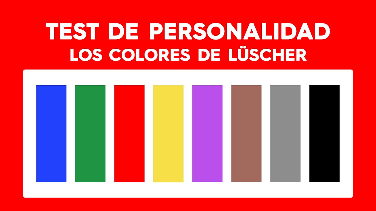 Test De Personalidad Los Colores De Lüscher 6836