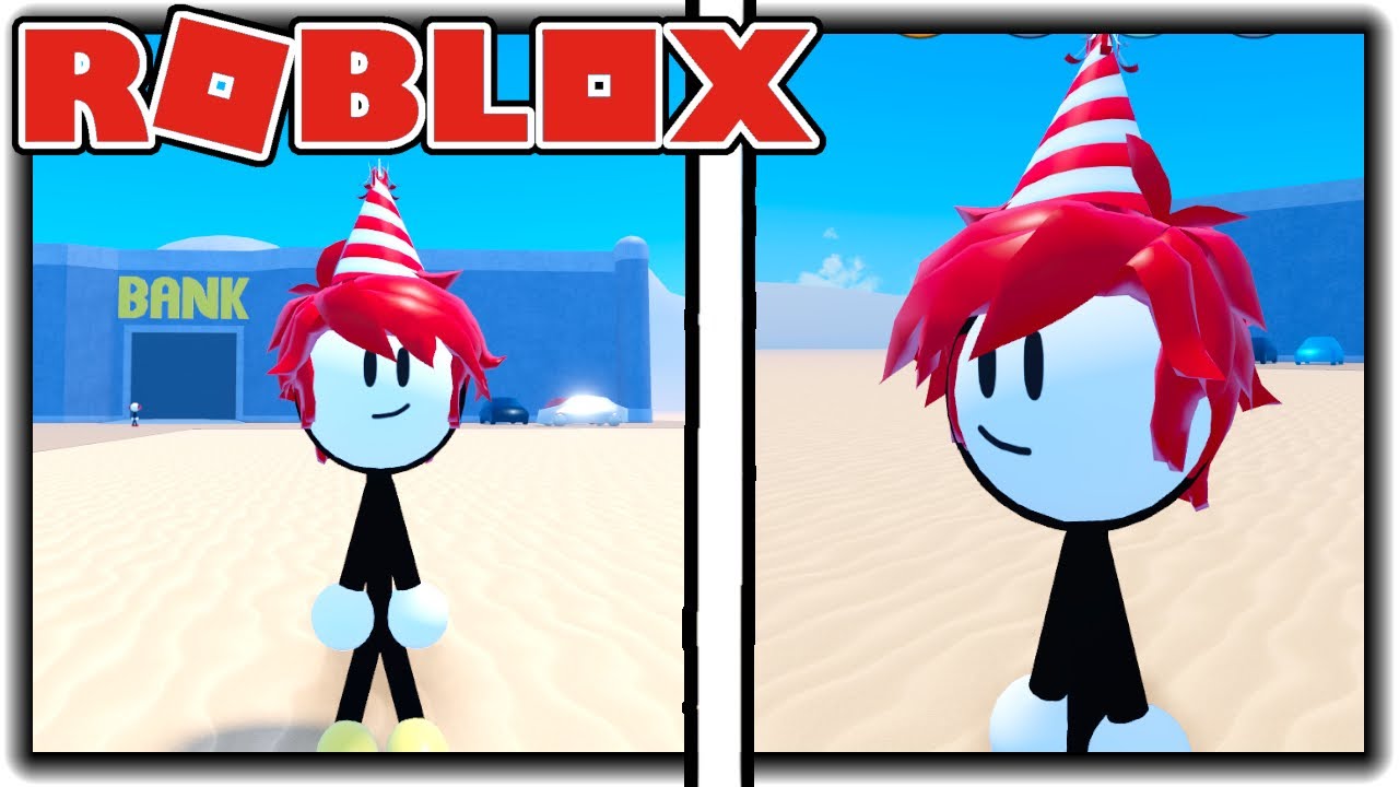 How To Get Red Headed Partygoer Badge Ellie Party Hat Morph In Henry Stickmin 3d Rp Roblox - roblox appel