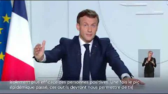 Il faut « tenir jusqu’au vaccin » pour Emmanuel Macron