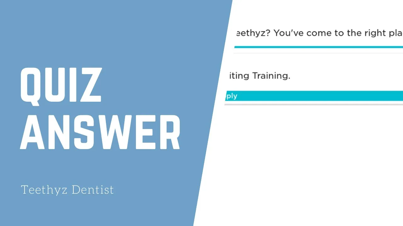 Teethyz Dentist Quiz Answers 2021 How To Pass Your Application Roblox - teethyz dentist roblox training