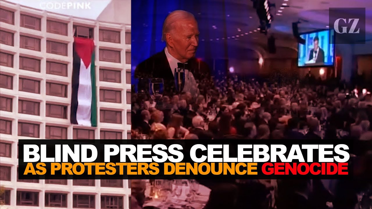 Corporate DC press sucks up to Biden at sickening ceremony