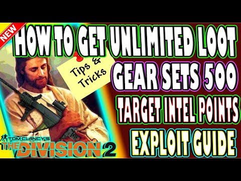 Unlimited Gear Set 500 Weapons Target Intel Loot Exploit