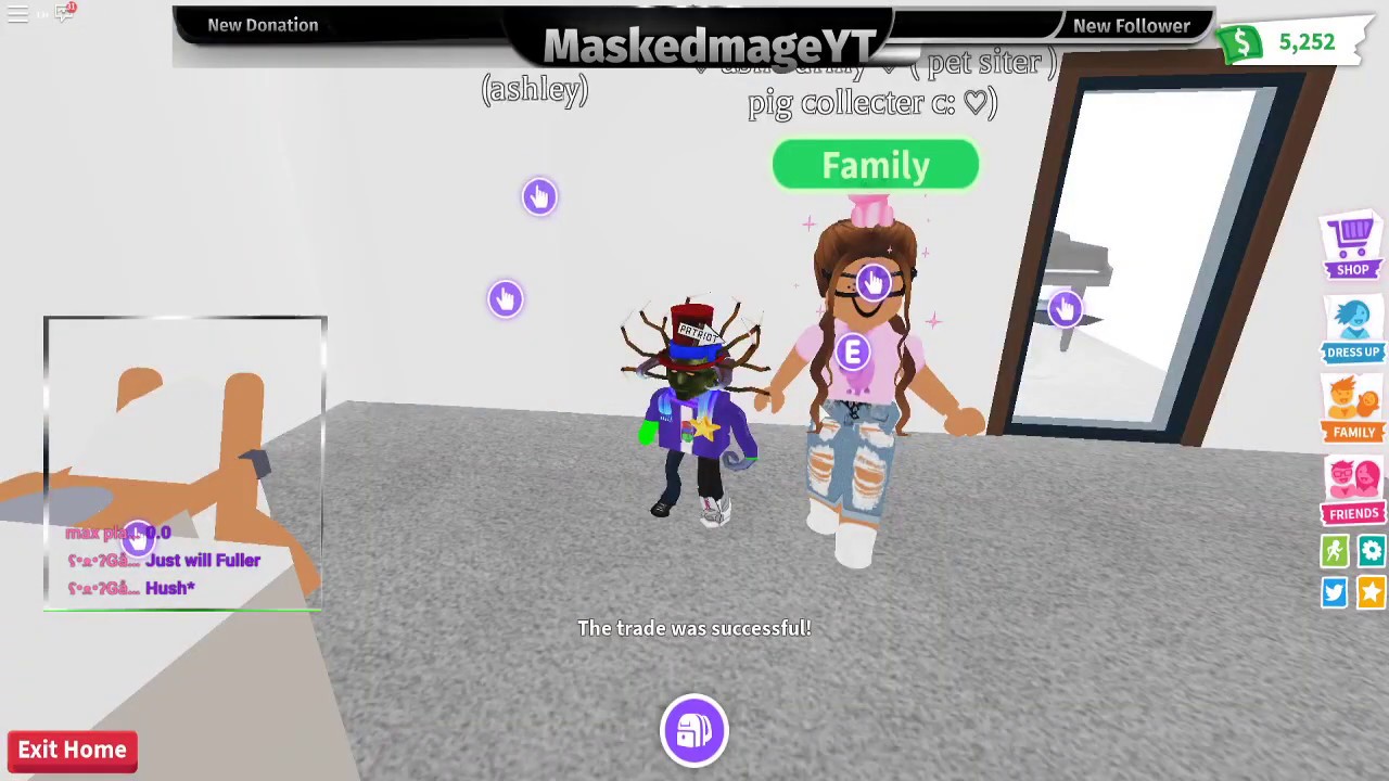 Giving One Of My Subscribers A Mega Neon Bee - hush roblox group