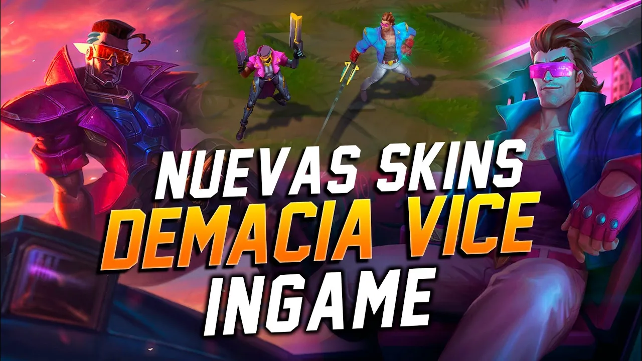 Nuevas Skins Demacia Vice Lucian Y Garen